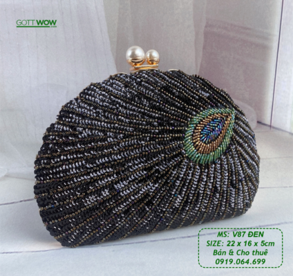 Ví dự tiệc đẹp sang trẻ trung, có dây đeo ngắn & dài- MS: V87