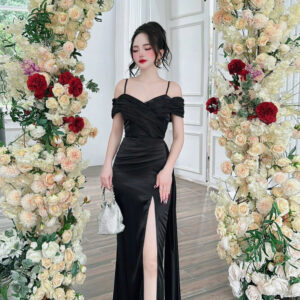 Đầm dạ hội đẹp xinh trẻ trung (sẵn eo 69 -73cm) - MS: 1049- Đen