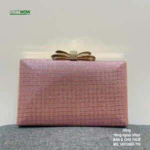 Ví dự tiệc đẹp sang trẻ trung, có dây đeo ngắn & dài- MS: V110 Hồng