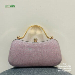 Ví dự tiệc đẹp sang trẻ trung - MS: V107 Tím